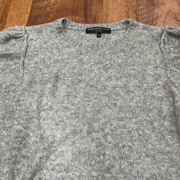 Generation Live Woman’s Sparkle Sweater Size XS - Picture 3 of 6